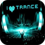 radio trance music android application logo